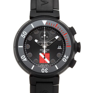 ルイヴィトン タンブール オートマティック ダイビング クロノグラフ XL Q102F0 新品 腕時計 メンズ 送料無料