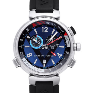 ルイヴィトン タンブール クロノグラフ ルイヴィトンカップ レガッタ Q102D0 新品 腕時計 メンズ 送料無料