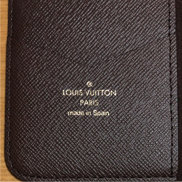  VUITON ルイヴィトン フォリオモノグラム iPhoneX 10 2つ折り携帯ケース M63443