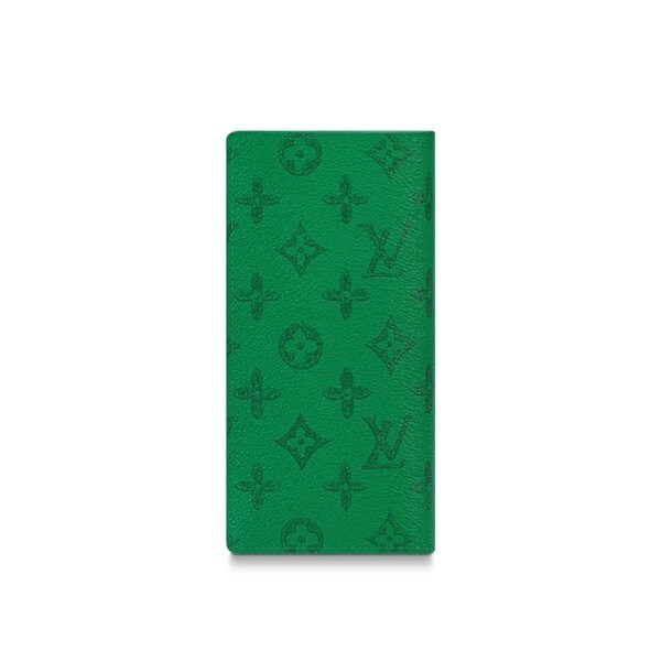 新作 ルイヴィトン ポルトフォイユ.ブラザコピー 財布 緑×白 M80801