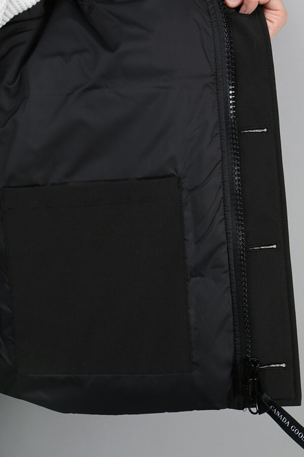 カナダグース ダウンジャケット コピー メンズ ラッセル BLACK 722040112