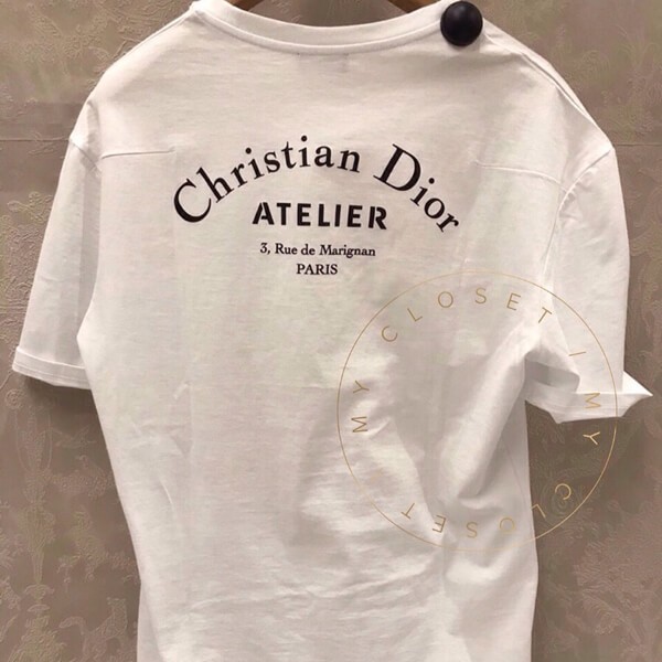 大人気☆ディオール ロゴTシャツ コピー Atelier ロゴ Tシャツ 2色 863J621I0533_C980