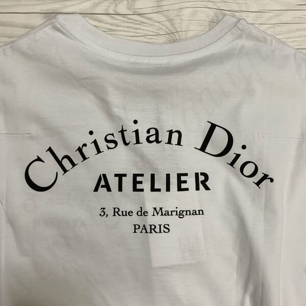 大人気☆ディオール ロゴTシャツ コピー Atelier ロゴ Tシャツ 2色 863J621I0533_C980