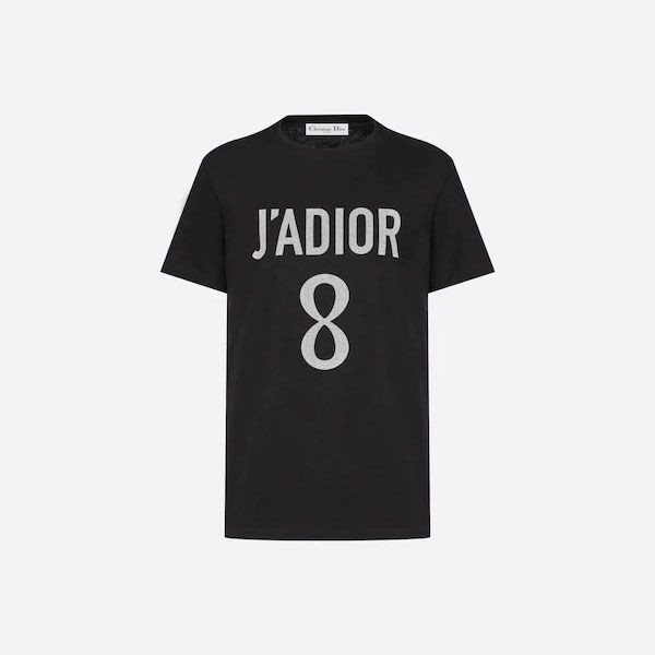 ディオール JADIOR 8 Tシャツ パロディ コットン リネン ラウンド ネック 213T03TC001X0200