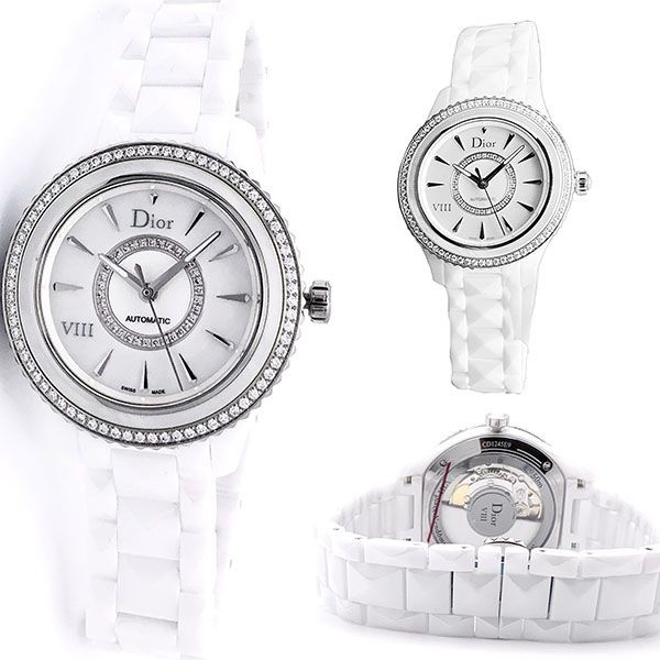 ディオール  VIII セラミック/ 自動巻き/ ダイヤモンド腕時計 CD1245E9C001