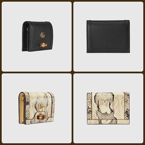 グッチ 財布 バンブー付き カードケース ウォレット 偽物 5色 658244LU3XT9528