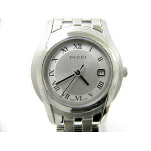 グッチ時計 ステンレススチール レディース ホワイトYA055506