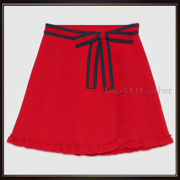【2017新作大人気グッチスーパーコピー】グッチ Wraparound Skirt With スカート 457057X5L686286