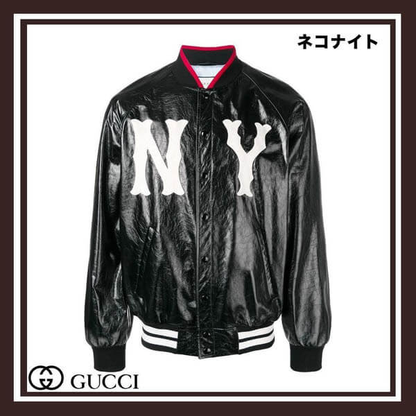 ★グッチ ジャケット★NY Yankees bomber jacket 543532XG761