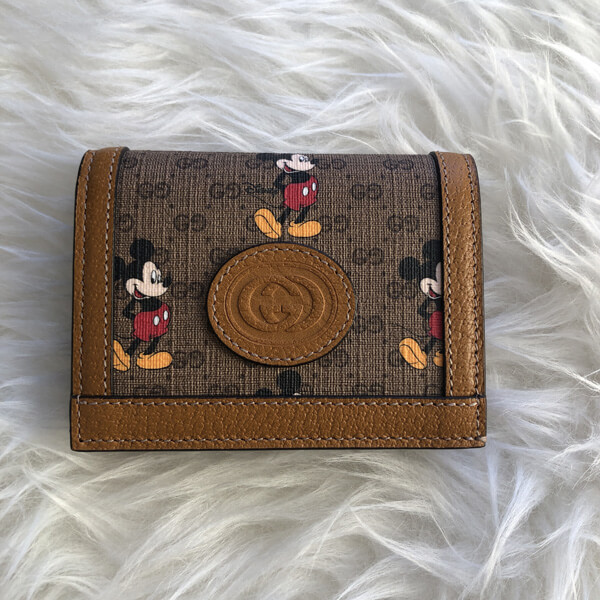 グッチ Disney x グッチ card case wallet偽物 ★限定コラボ★602534 HWUBM 8559