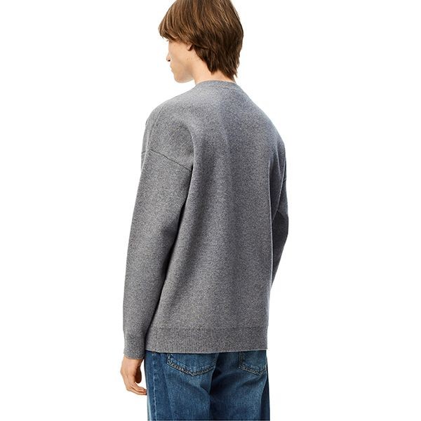ロエベ ハート セーター 偽物 ウール ロゴ クルーネック 2色 H526Y14KCJ