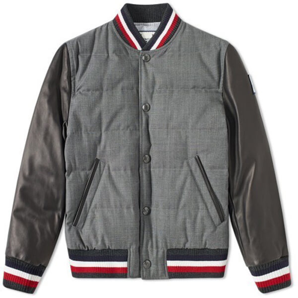 【MONCLER】16/17AW GAMME BLEU Quilted Varsity Jacket