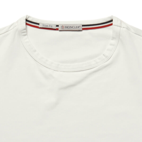 モンクレール 偽物 Tシャツ メンズ 8019900 87296 004 半袖Tシャツ WHITE ホワイト