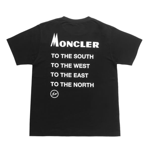 モンクレール MONCLER Tシャツ メンズ 8039850 8391Q 999 半袖Tシャツ BLACK ブラック