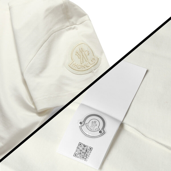 モンクレール MONCLER Tシャツ レディース 8086261 V8002 035 半袖Tシャツ WHITE ホワイト