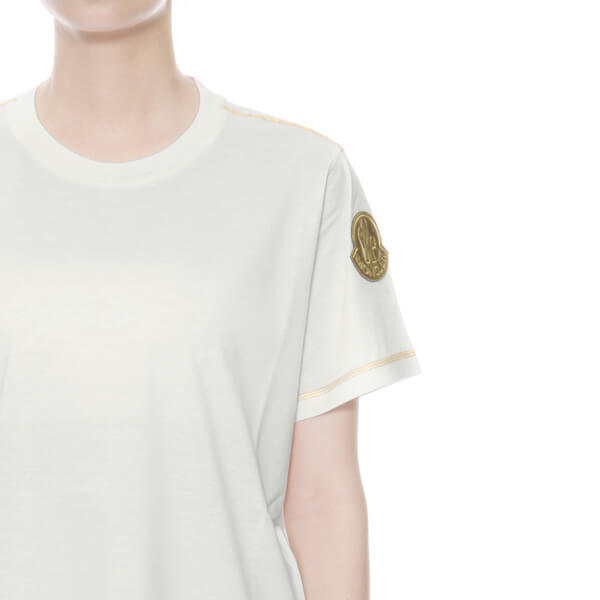モンクレール MONCLER Tシャツ レディース 8063700 8390X 01G 半袖Tシャツ WHITE ホワイト