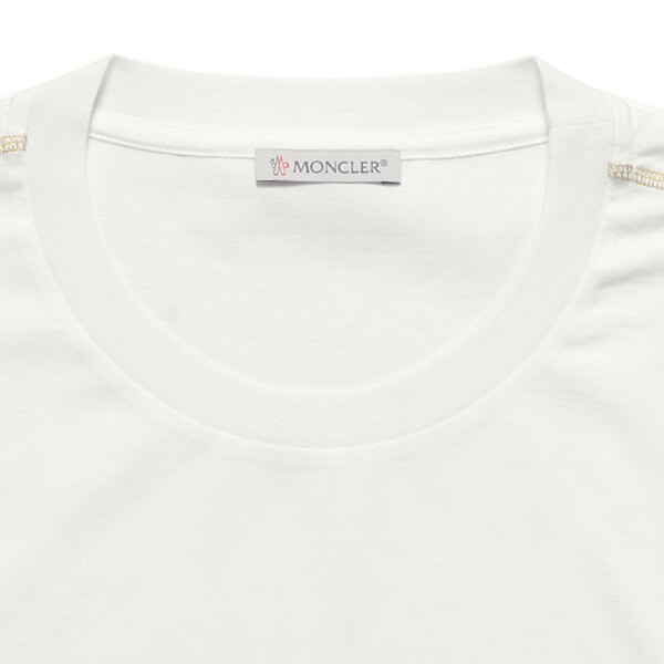 モンクレール MONCLER Tシャツ レディース 8063700 8390X 01G 半袖Tシャツ WHITE ホワイト