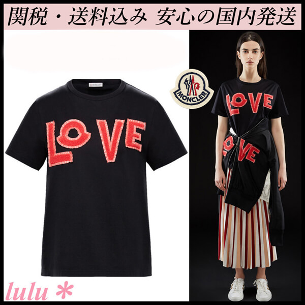 19SS☆モンクレールスーパーコピー MONCLER GENIUS1952 LOVE Tシャツ80596008390X