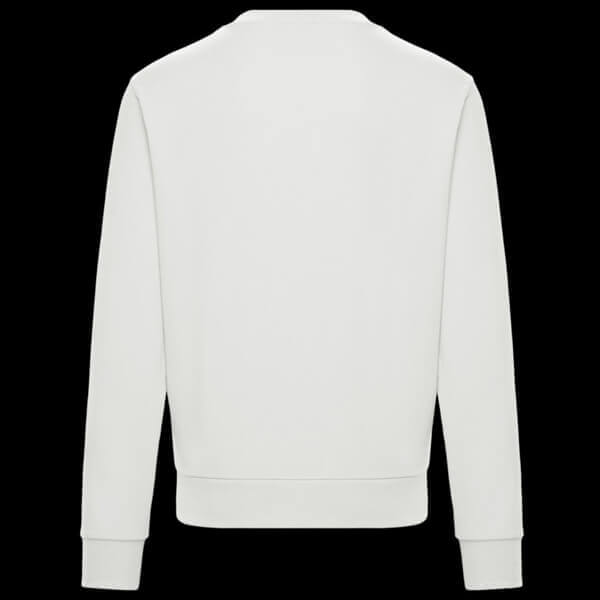 モンクレール トレーナー コピー メンズライン 胸ワッペン スウェットシャツ ホワイト2020春夏新作コレクション