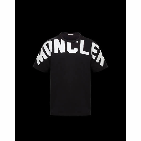 MONCLER モンクレール 偽物 Tシャツ☆ロゴ付き コットン 0918C704108390T