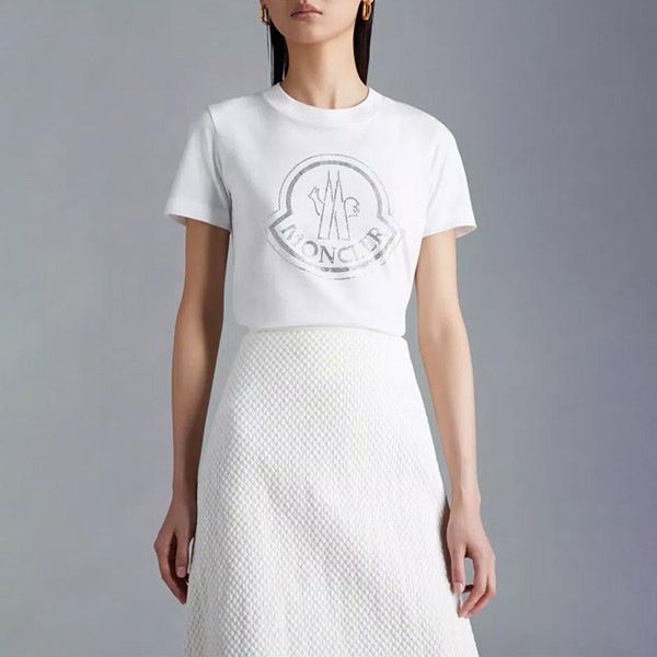 日本人気◆モンクレール クリスタルロゴ Tシャツ コピー H2093 8C00016829FB
