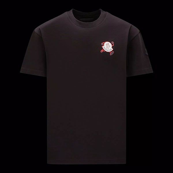 モンクレール 偽物 ロゴプリント 半袖Tシャツ I10918C00019M2326038