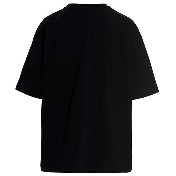 プラダ レディース ロゴパッチTシャツ 偽物 コットン 半袖 3558A10UPF0002