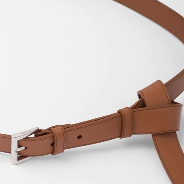 プラダ Leather beltレザー ベルト スーパーコピー